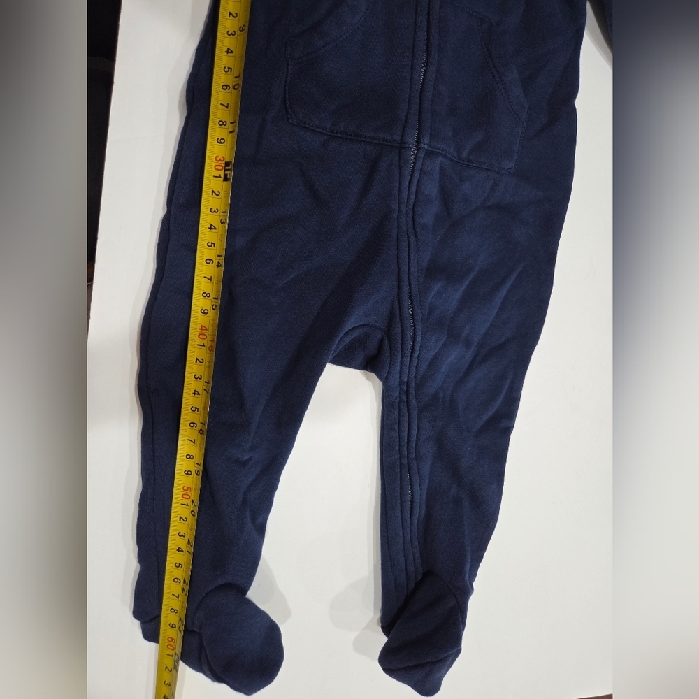 GAP Baby Navy Logo Jumpsuit Sz.6-12 - Picture 4 of 6